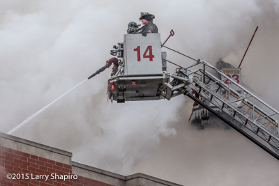 Chicago Fire Department 2-11 Alarm fire at 3234 N Central Avenue 1-13-16 Larry Shapiro photographer shapirophotography.net